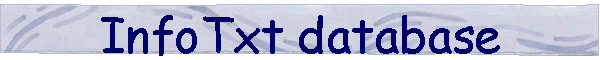 InfoTxt database